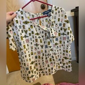 ModCloth Beetle Top with Bow